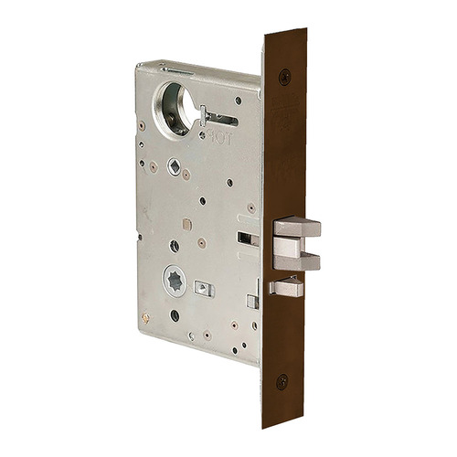 Mortise Lock Dark Oxidized Satin Bronze Oil Rubbed