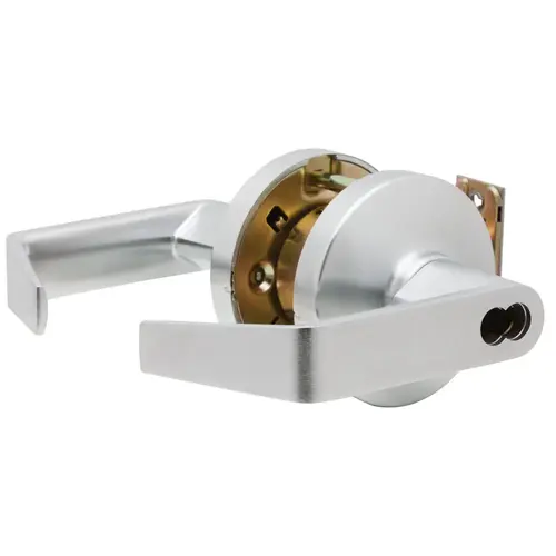 Cylindrical Lock Satin Chrome