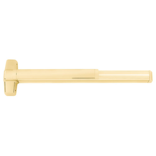 Concealed Vertical Cable Exit Devices Bright Brass