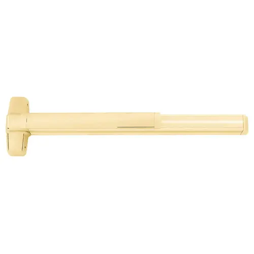 Concealed Vertical Cable Exit Devices Bright Brass