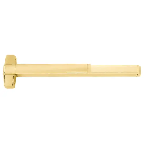 Concealed Vertical Cable Exit Devices Bright Brass