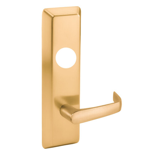 Exit Device Trim Bright Bronze Clear Coated