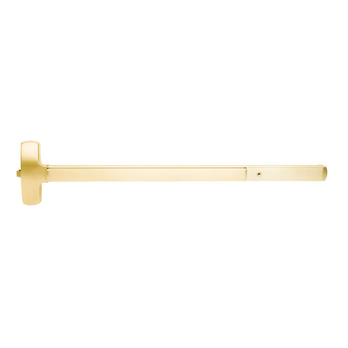 Motorized Exit Device Bright Brass