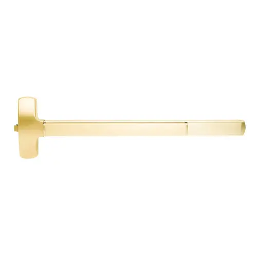 Motorized Exit Device Bright Brass Plated Clear Coated