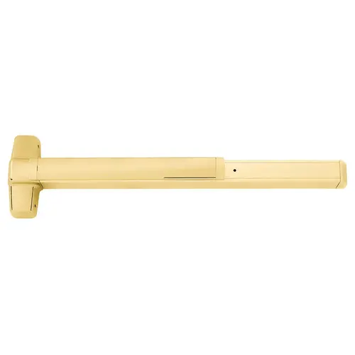 Concealed Vertical Cable Exit Devices Bright Brass