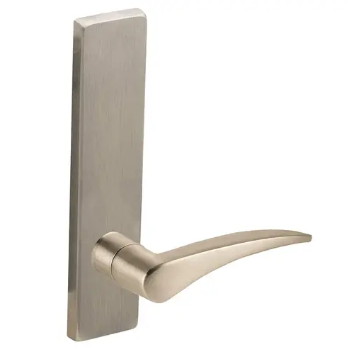 Trim Set with Left Hand 12 Lever L Escutcheon for a L9010 Satin Stainless Steel Finish