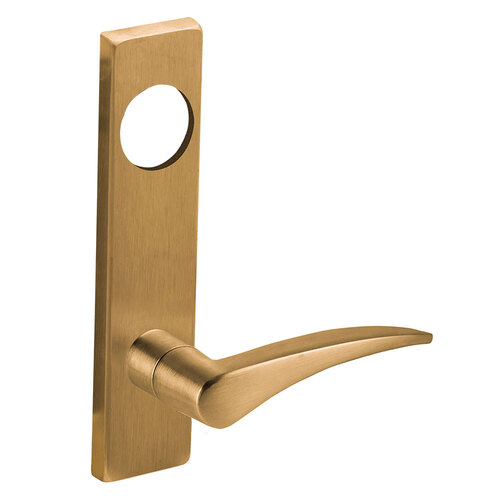 Trim Set with Right Hand 12 Lever L Escutcheon for a L9050, L9453, L9456, or L9473 Satin Bronze Finish