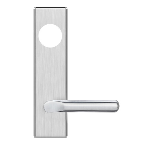 Trim Set with 18 Lever L Escutcheon for a L9070, L9080, or L9465 Satin Chrome Finish