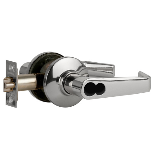 S Series Entry Large Format Less Core Saturn with 16-203 Latch 10-001 Strike Bright Chrome Finish