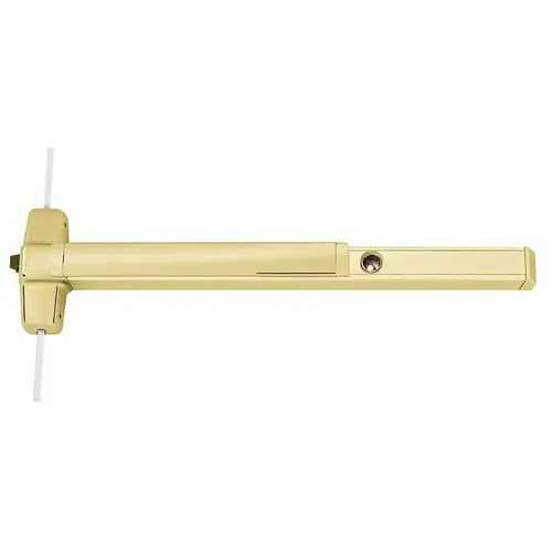 Three-Point Locking Exit Devices Satin Brass