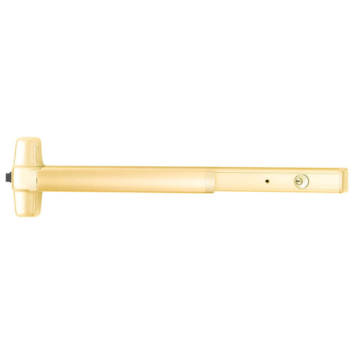 Delayed Egress Exit Device Bright Brass