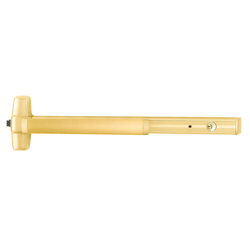 Delayed Egress Exit Device Bright Brass