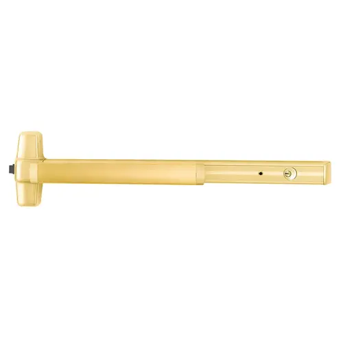 Delayed Egress Exit Device Bright Brass