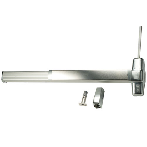 Surface Vertical Rod Exit Device Satin Chrome