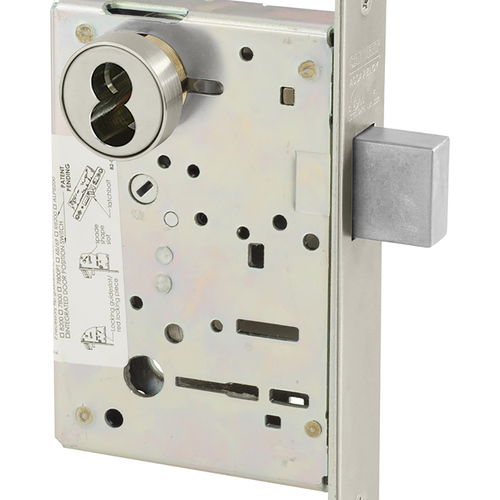 Manufacturing Mortise Deadbolt Only Satin Nickel Plated Clear Coated