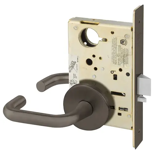 Manufacturing Mortise Lock Dark Oxidized Bronze