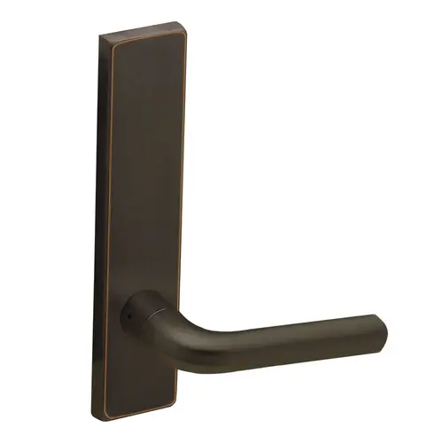 Lock Mortise Trim Set Aged Bronze