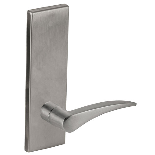 Lock Mortise Trim Set Satin Nickel Plated Clear Coated