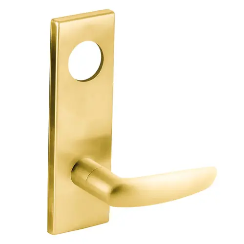 Lock Mortise Trim Set Bright Brass