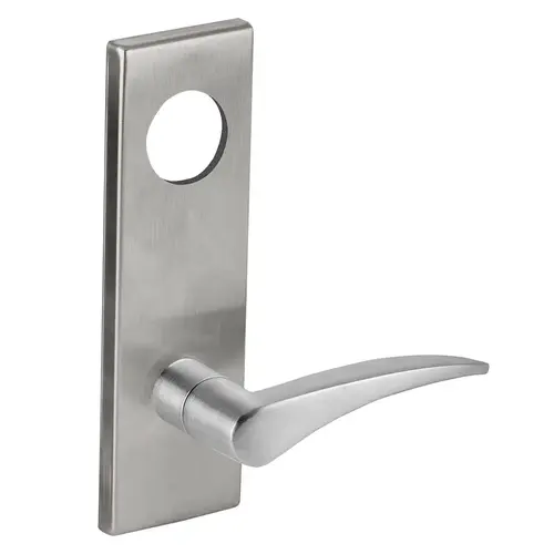 Lock Mortise Trim Set Satin Chrome