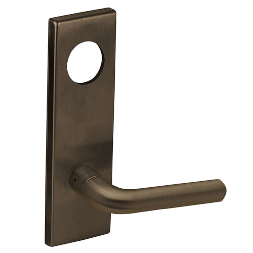 Lock Mortise Trim Set Dark Oxidized Satin Bronze Oil Rubbed