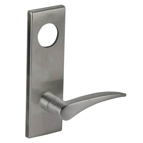 Lock Mortise Trim Set Satin Nickel Plated Clear Coated