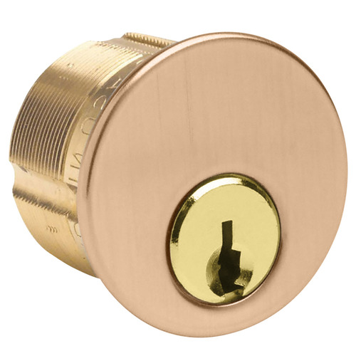 Mortise Cylinder Satin Bronze Clear Coated