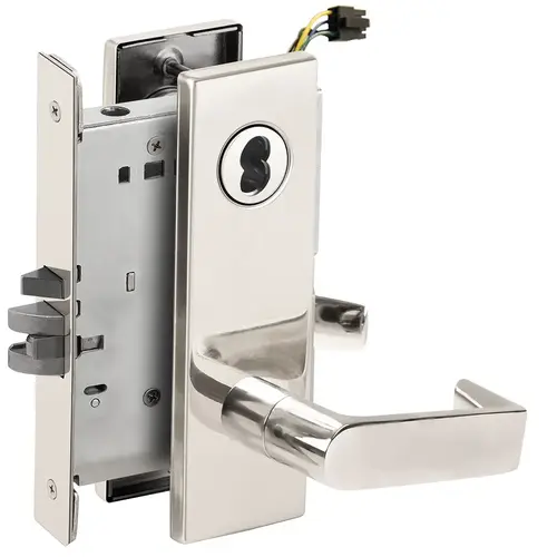 Electric Mortise Lock Bright Chromium Plated