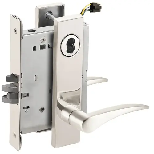 Lock Electric Mortise Lock Bright Stainless Steel