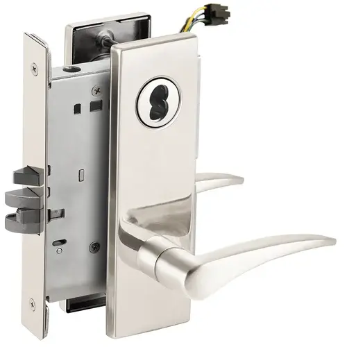 Lock Electric Mortise Lock Bright Stainless Steel