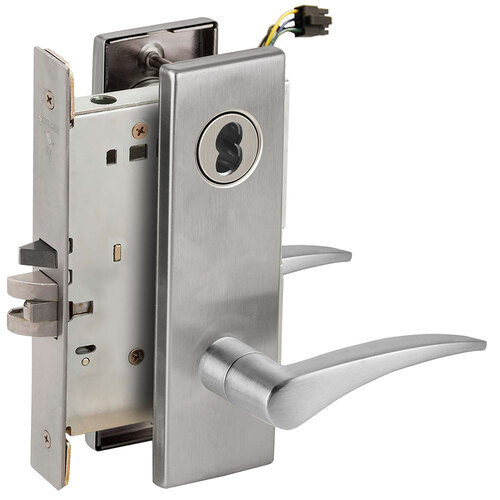 Electric Mortise Lock Satin Stainless Steel