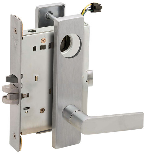 Lock Electric Mortise Lock Satin Stainless Steel