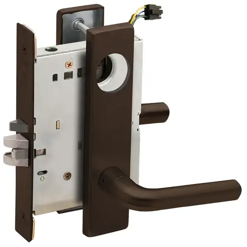 Electric Mortise Lock Aged Bronze