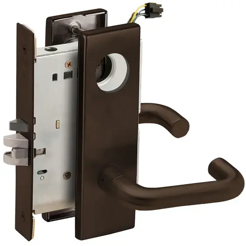 Electric Mortise Lock Aged Bronze