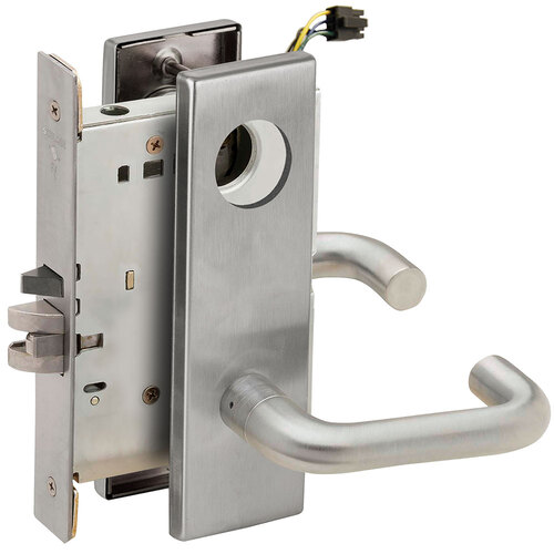 Lock Electric Mortise Lock Satin Stainless Steel