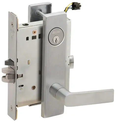 Lock Electric Mortise Lock Satin Chromium Plated