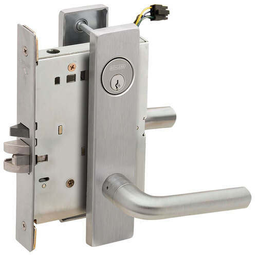 Lock Electric Mortise Lock Satin Chromium Plated