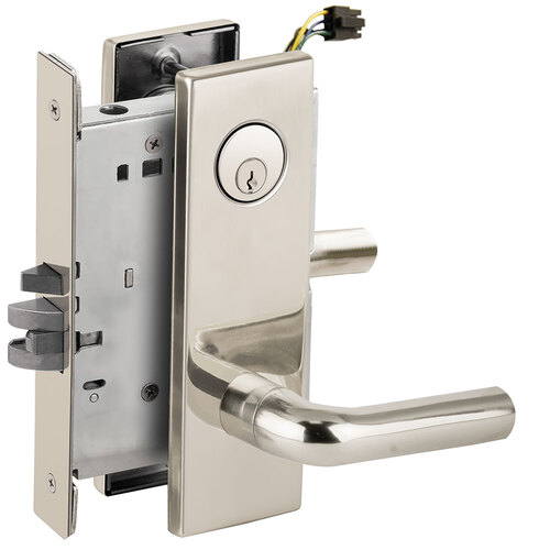 Lock Electric Mortise Lock Bright Stainless Steel