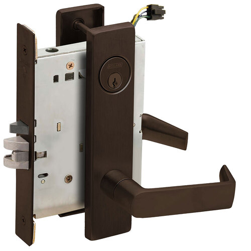 Lock Electric Mortise Lock Aged Bronze