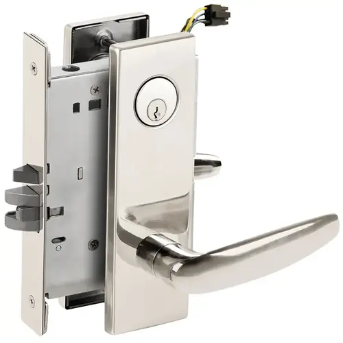 Lock Electric Mortise Lock Bright Stainless Steel