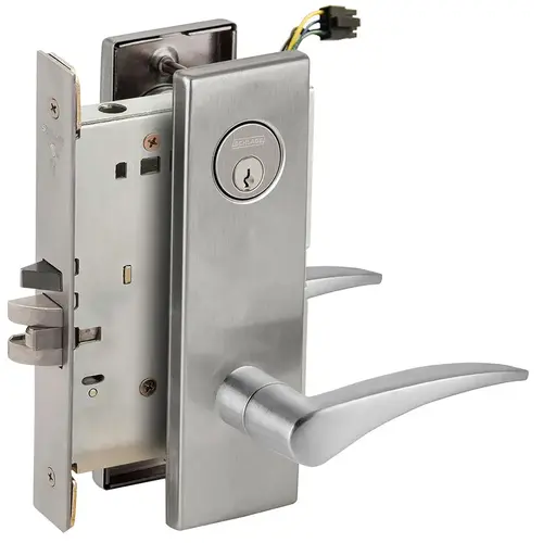 Lock Electric Mortise Lock Satin Chromium Plated