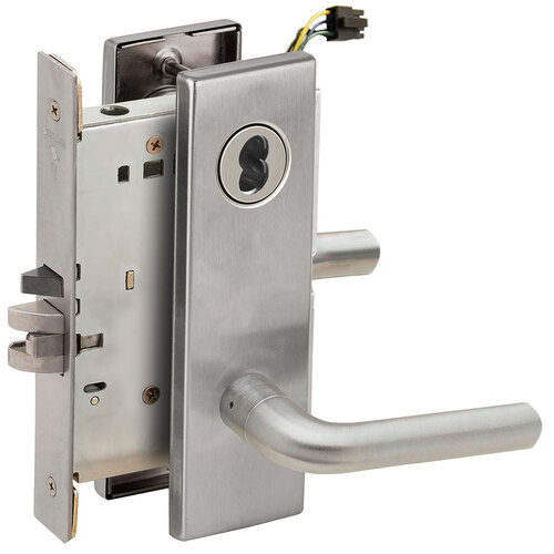 Lock Electric Mortise Lock Satin Chromium Plated