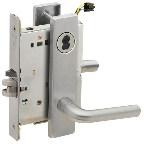 Lock Electric Mortise Lock Satin Stainless Steel