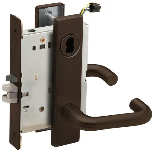 Lock Electric Mortise Lock Aged Bronze