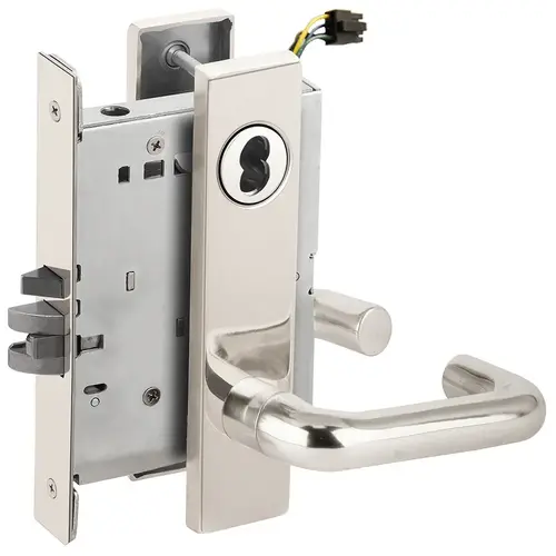 Lock Electric Mortise Lock Bright Stainless Steel