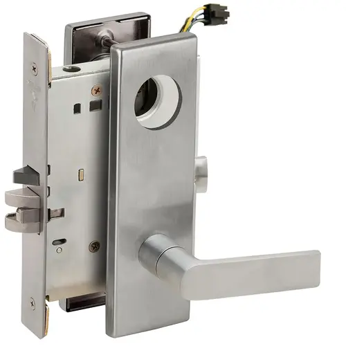 Lock Electric Mortise Lock Satin Stainless Steel