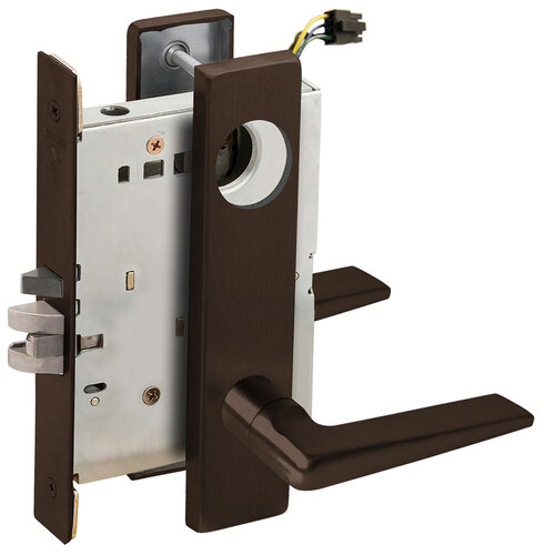 Electric Mortise Lock Aged Bronze