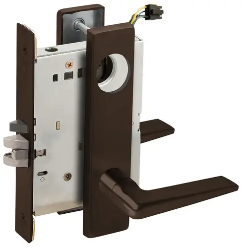 Lock Electric Mortise Lock Aged Bronze