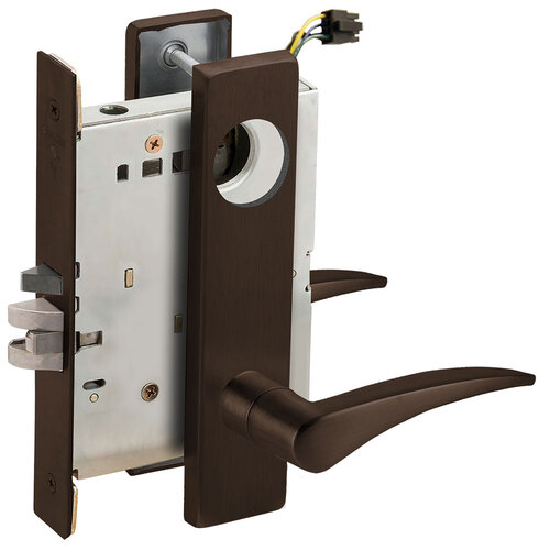 Electric Mortise Lock Aged Bronze