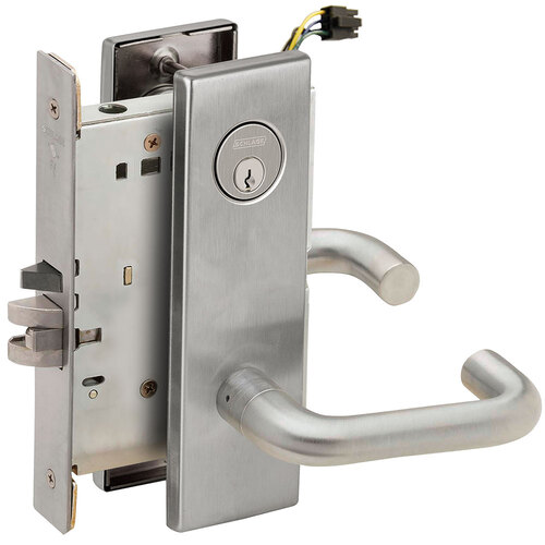 Lock Electric Mortise Lock Satin Chromium Plated